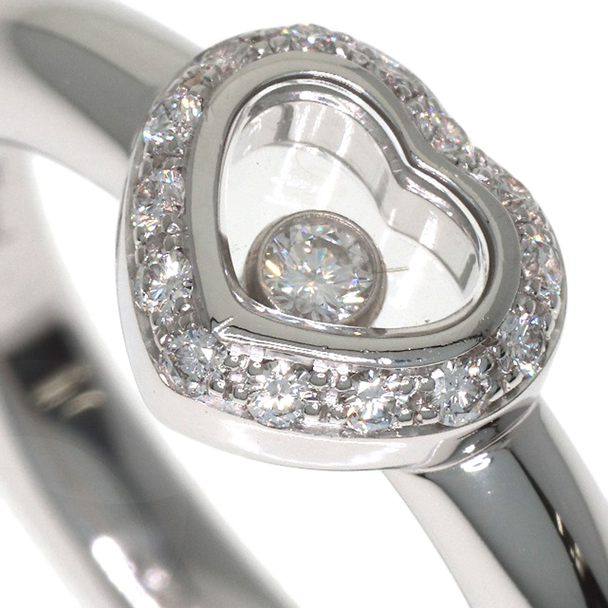 Chopard Happy diamond Ring K18 White Gold Ladies [Used]