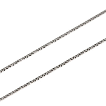 GUCCI lariat Necklace K18 White Gold Ladies [Used]