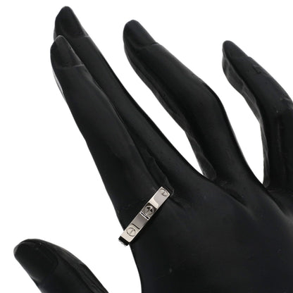 CARTIER Mini love ring #59 Ring K18 White Gold Ladies [Used]