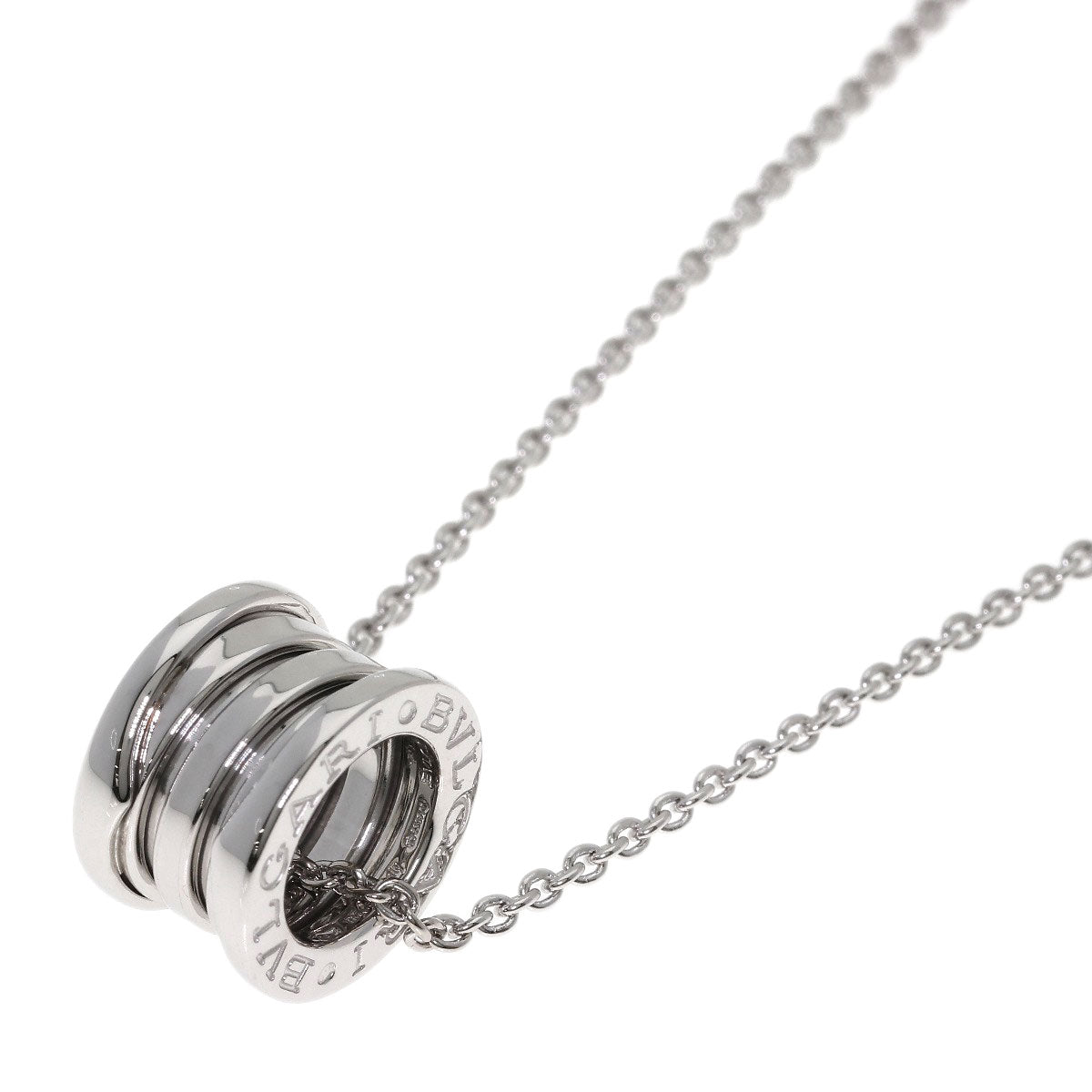 BVLGARI B.zero1 Necklace K18 White Gold Ladies [Used]