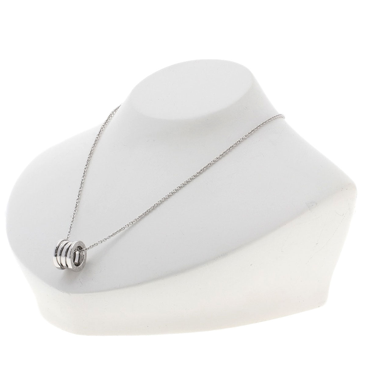BVLGARI B.zero1 Necklace K18 White Gold Ladies [Used]