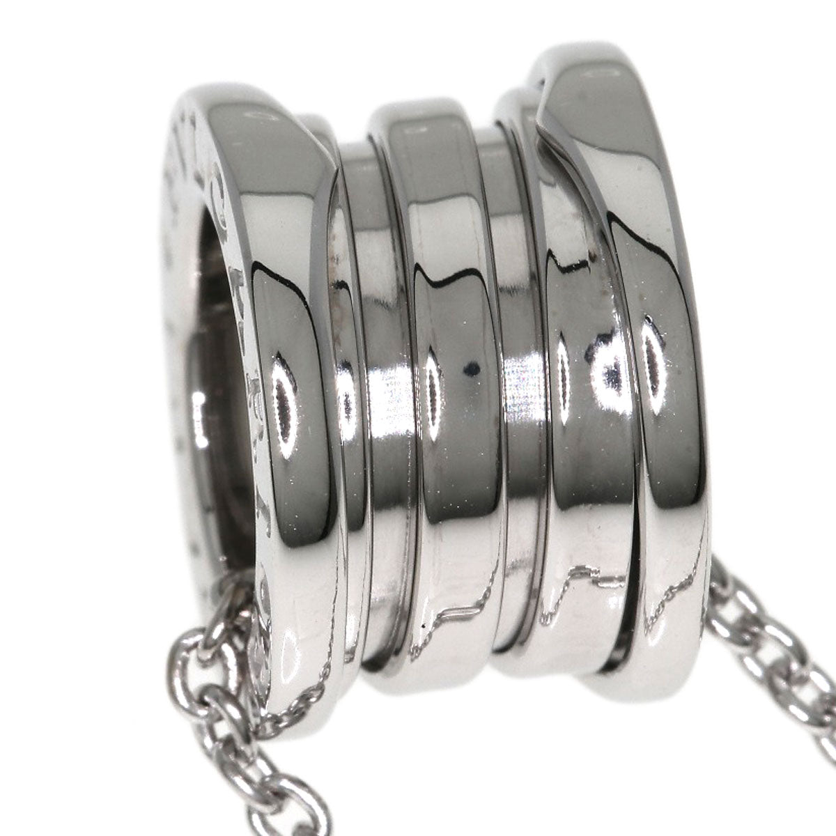 BVLGARI B.zero1 Necklace K18 White Gold Ladies [Used]