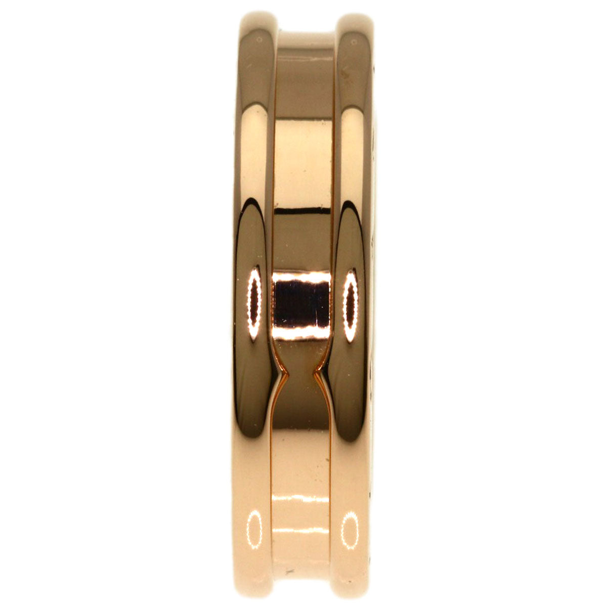 BVLGARI B.zero1 1 Band #47 Ring K18 Pink Gold Ladies [Used]