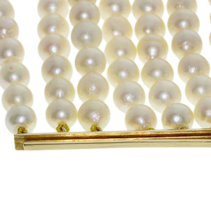 MIKIMOTO Pearl Pearl 7-row Bracelet K18 Yellow Gold Ladies [Used]