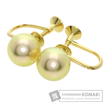 MIKIMOTO Pearl Pearl Earring K18 Yellow Gold Ladies [Used]