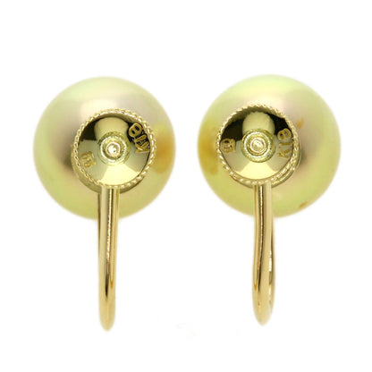 MIKIMOTO Pearl Pearl Earring K18 Yellow Gold Ladies [Used]