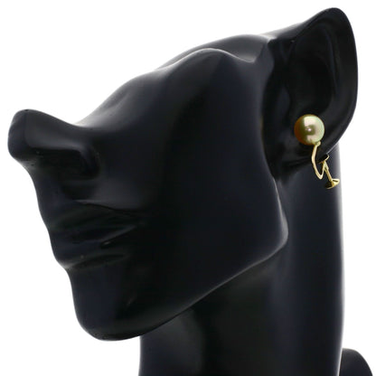 MIKIMOTO Pearl Pearl Earring K18 Yellow Gold Ladies [Used]