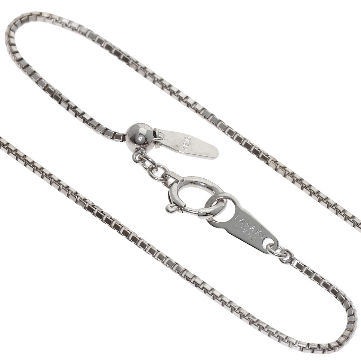 TASAKI Pearl Diamond Necklace K18 White Gold Ladies [Used]