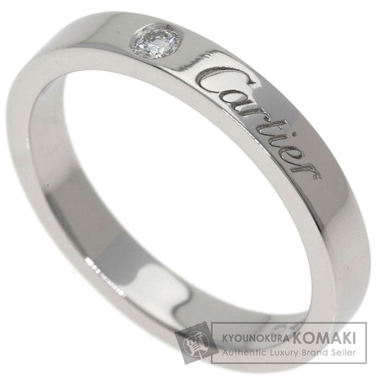 CARTIER Cartier C de Cartier Diamond #51 Ring Platinum PT950 Ladies [Used]