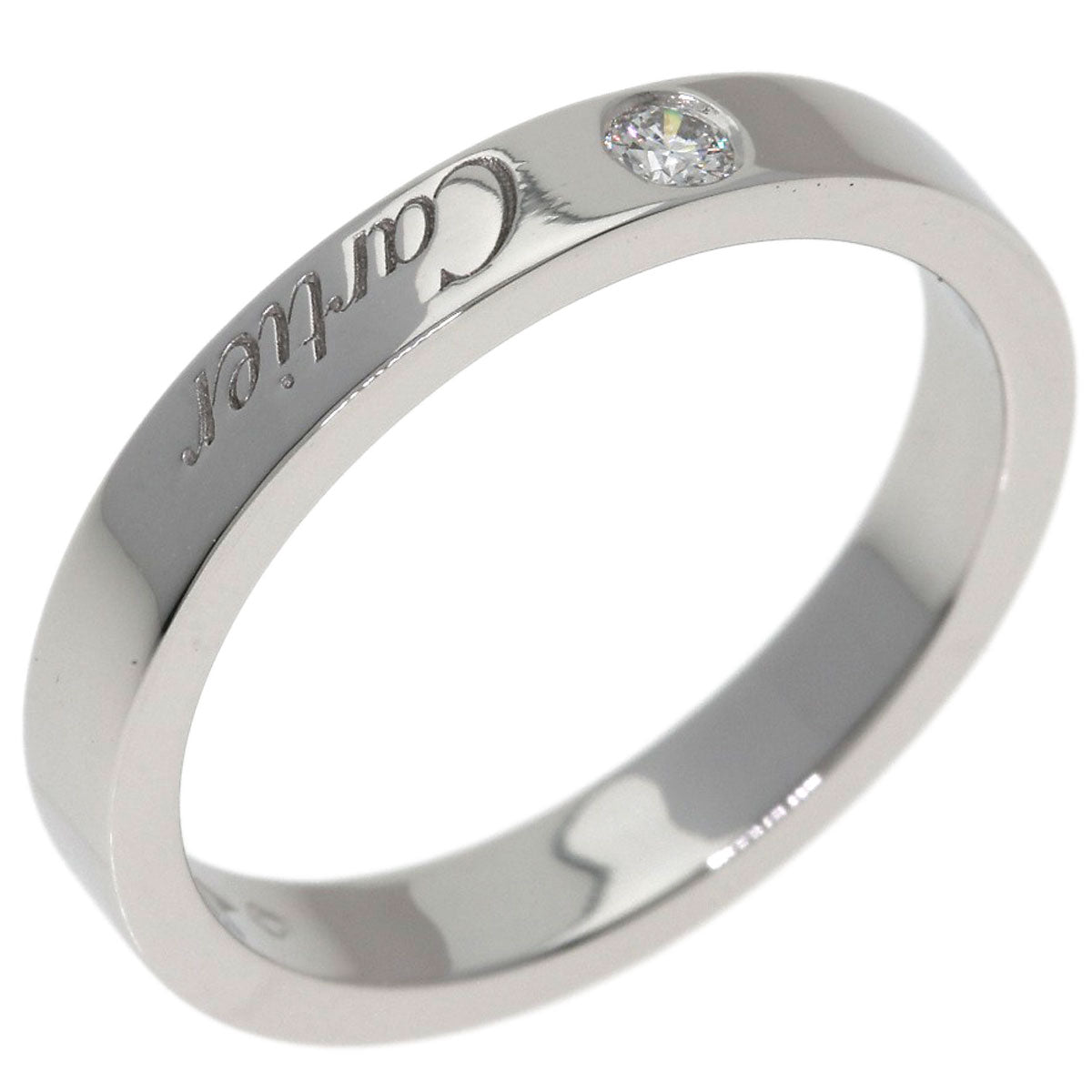 CARTIER Cartier C de Cartier Diamond #51 Ring Platinum PT950 Ladies [Used]