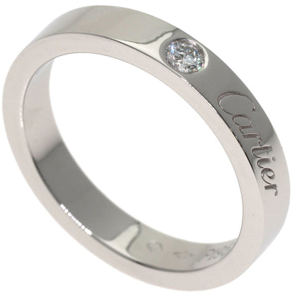 CARTIER C de Cartier 1P Diamond #47 Ring Platinum PT950 Ladies [Used]