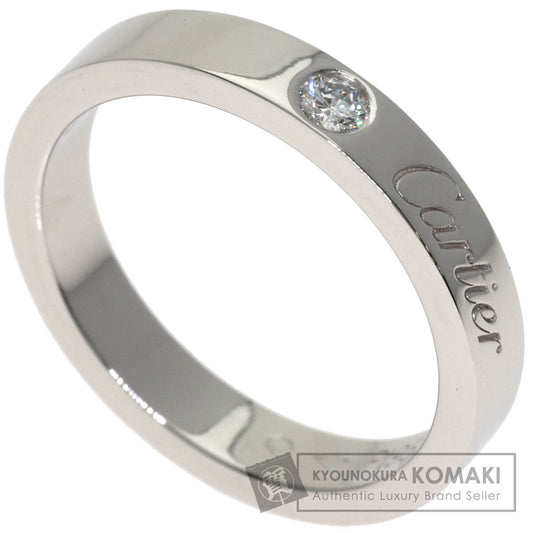 CARTIER C de Cartier 1P Diamond #47 Ring Platinum PT950 Ladies [Used]