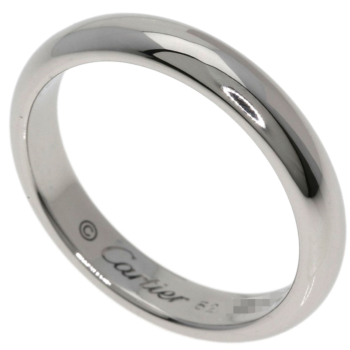 CARTIER Wedding #52 Ring Platinum PT950 Ladies [Used]