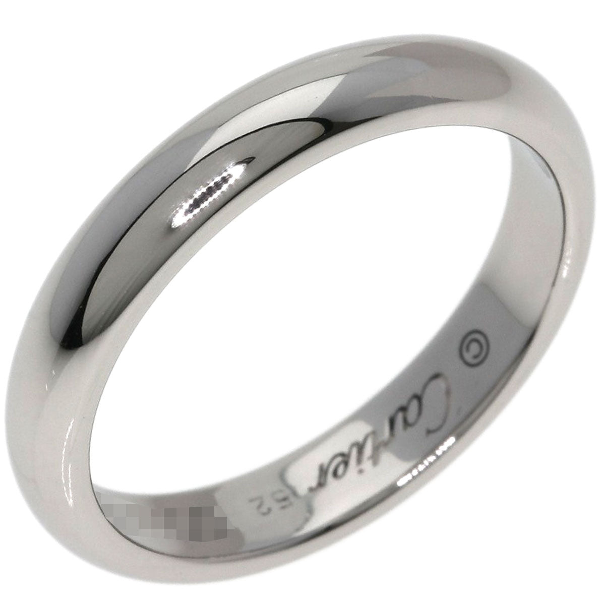 CARTIER Wedding #52 Ring Platinum PT950 Ladies [Used]