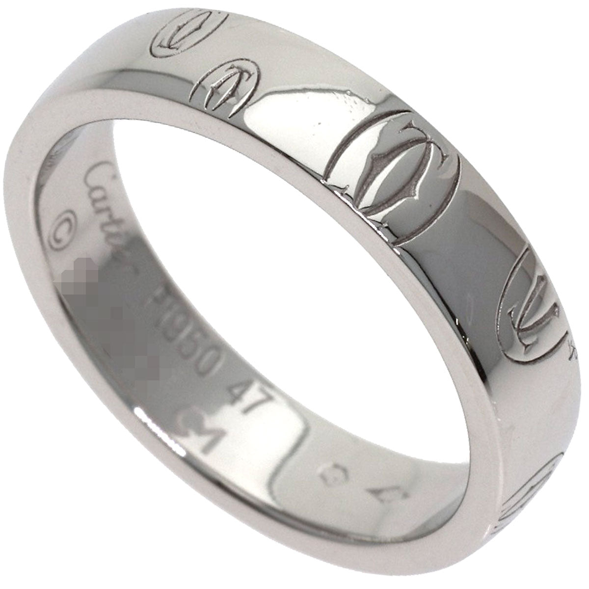 CARTIER Happy Birthday #47 Ring Platinum PT950 Ladies [Used]