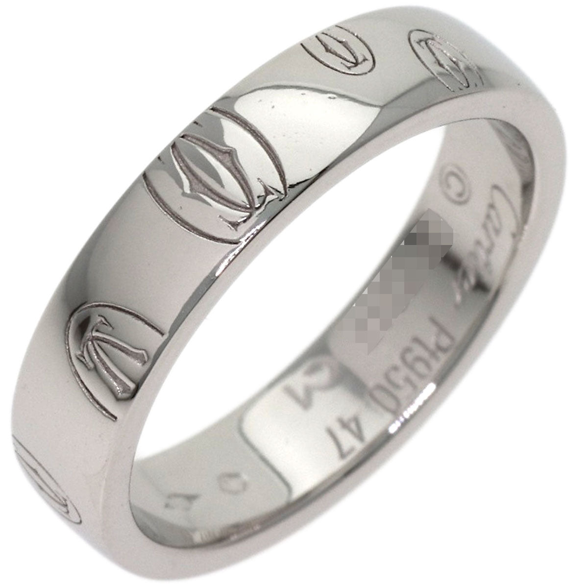 CARTIER Happy Birthday #47 Ring Platinum PT950 Ladies [Used]