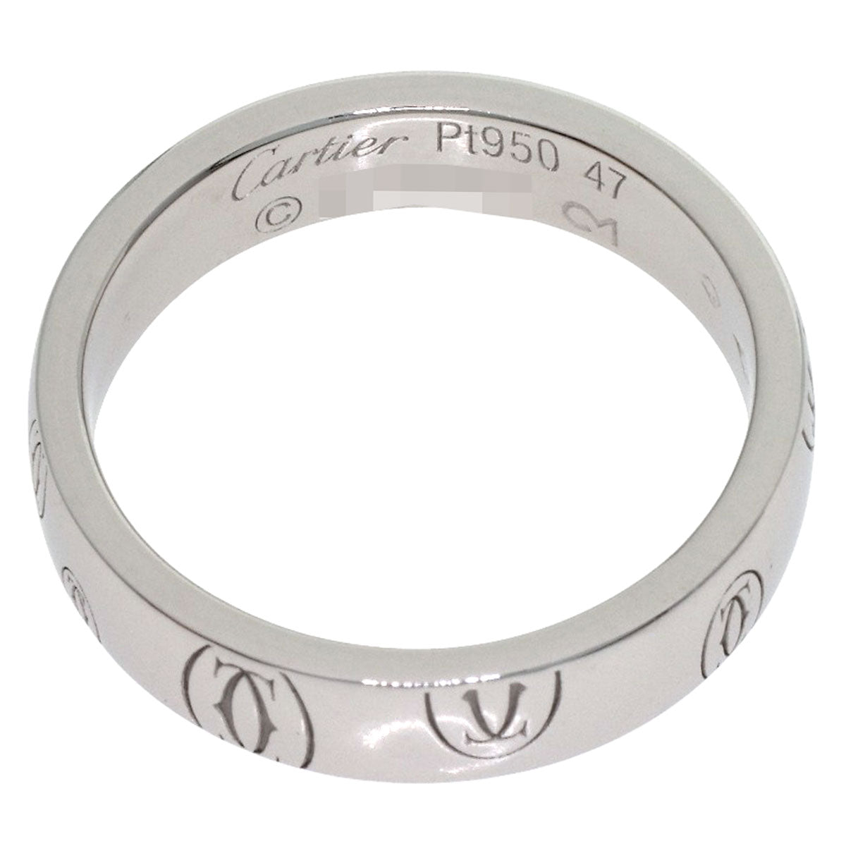CARTIER Happy Birthday #47 Ring Platinum PT950 Ladies [Used]