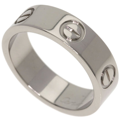 CARTIER love ring #52 Ring K18 White Gold Ladies [Used]