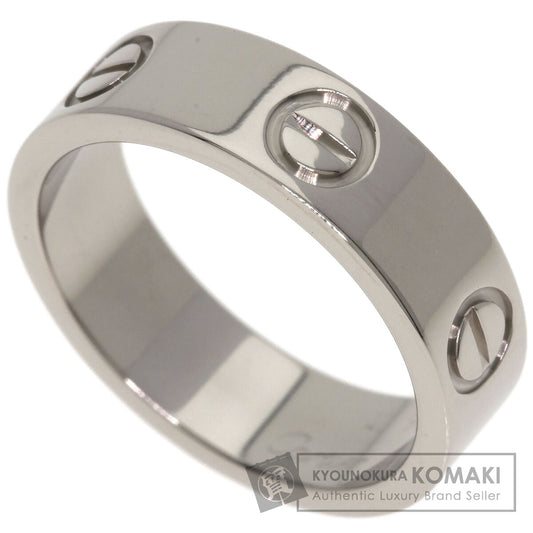 CARTIER love ring #52 Ring K18 White Gold Ladies [Used]