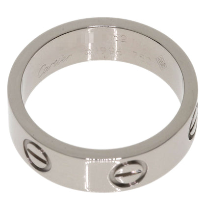 CARTIER love ring #52 Ring K18 White Gold Ladies [Used]
