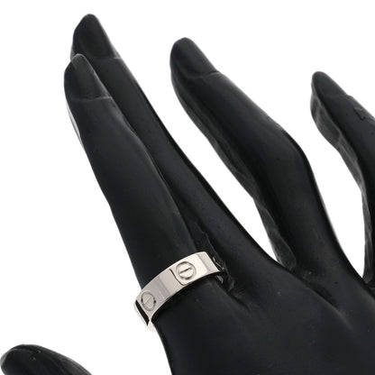 CARTIER love ring #52 Ring K18 White Gold Ladies [Used]