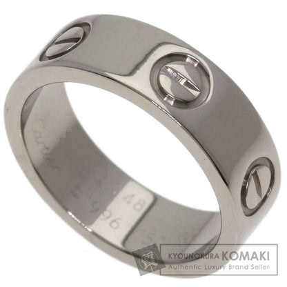 CARTIER love ring #48 Ring K18 White Gold Ladies [Used]