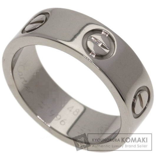 CARTIER love ring #48 Ring K18 White Gold Ladies [Used]