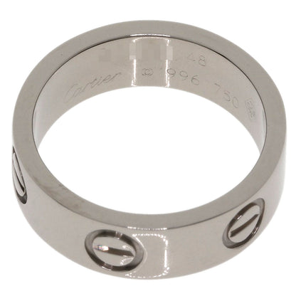 CARTIER love ring #48 Ring K18 White Gold Ladies [Used]