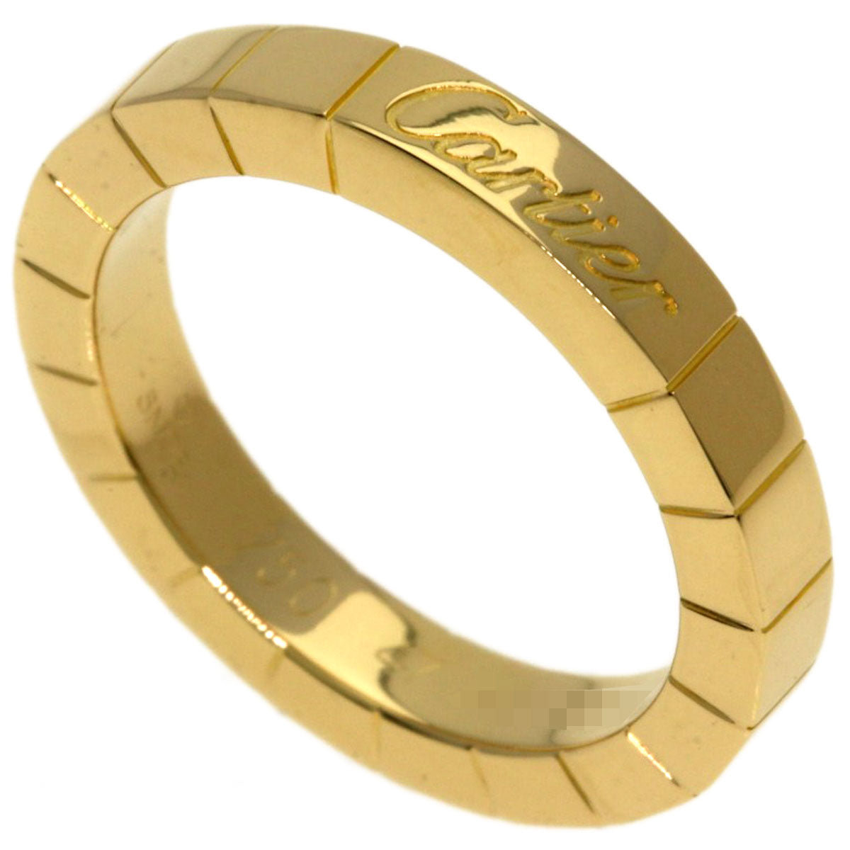 CARTIER Lanier # 47 Ring K18 Yellow Gold Ladies [Used]