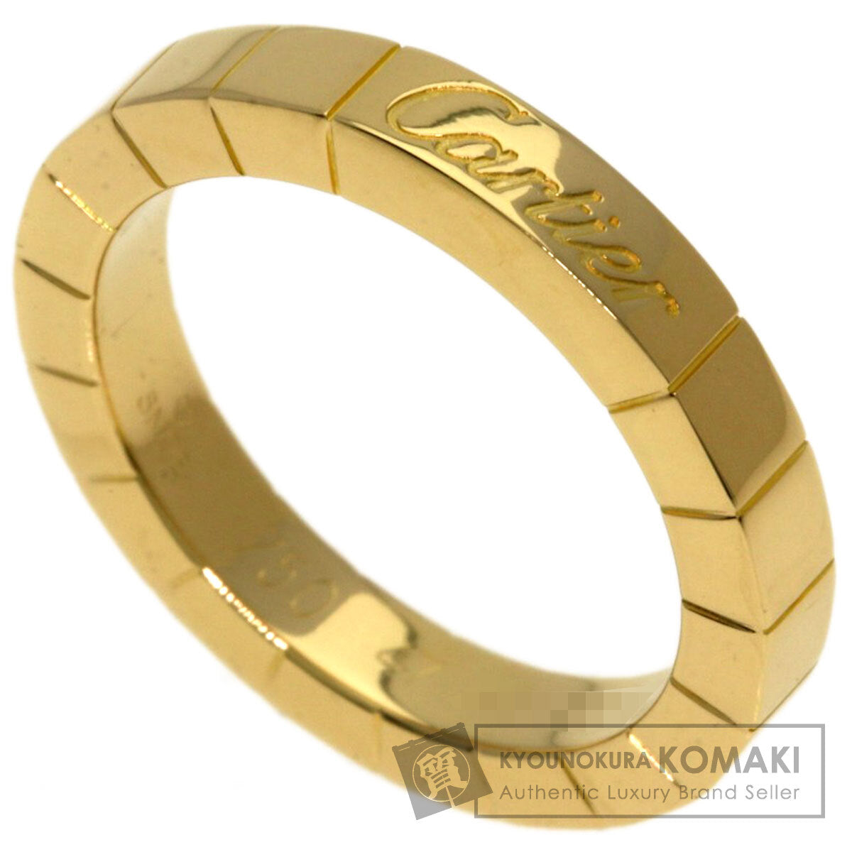 CARTIER Lanier # 47 Ring K18 Yellow Gold Ladies [Used]