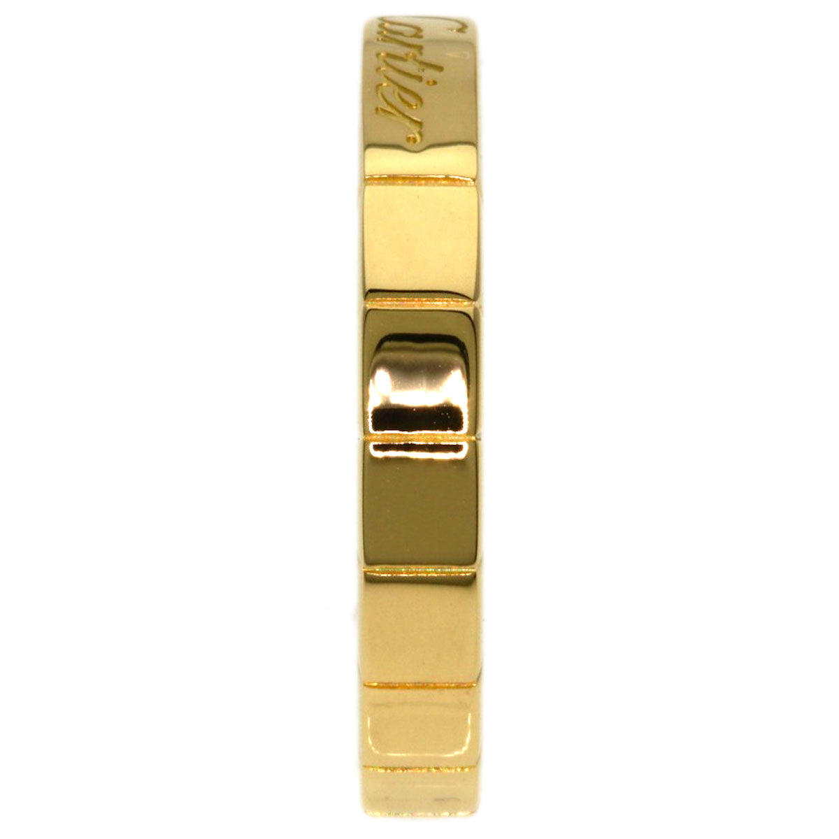 CARTIER Lanier # 47 Ring K18 Yellow Gold Ladies [Used]