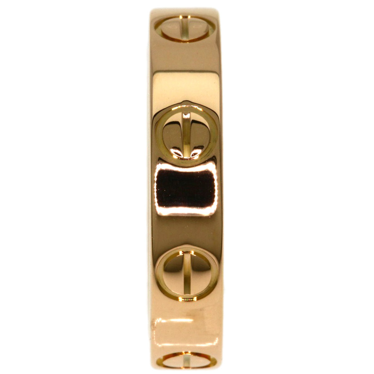 CARTIER Mini love ring #46 Ring K18 Pink Gold Ladies [Used]