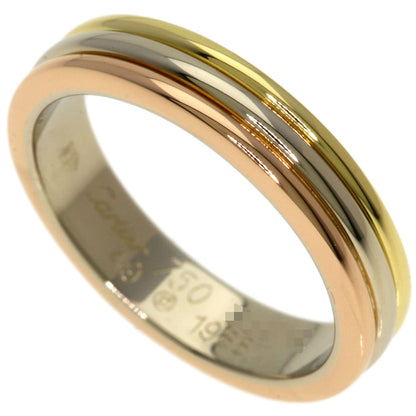 CARTIER Three colors # 49 Ring K18 Yellow Gold K18 White GoldLadies [Used]