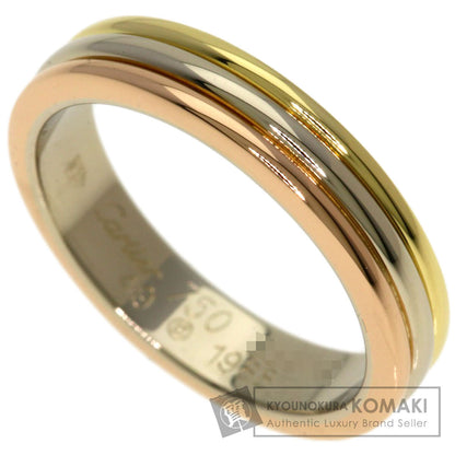 CARTIER Three colors # 49 Ring K18 Yellow Gold K18 White GoldLadies [Used]