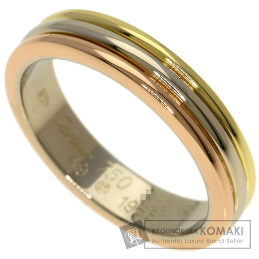 CARTIER Three colors # 49 Ring K18 Yellow Gold K18 White GoldLadies [Used]