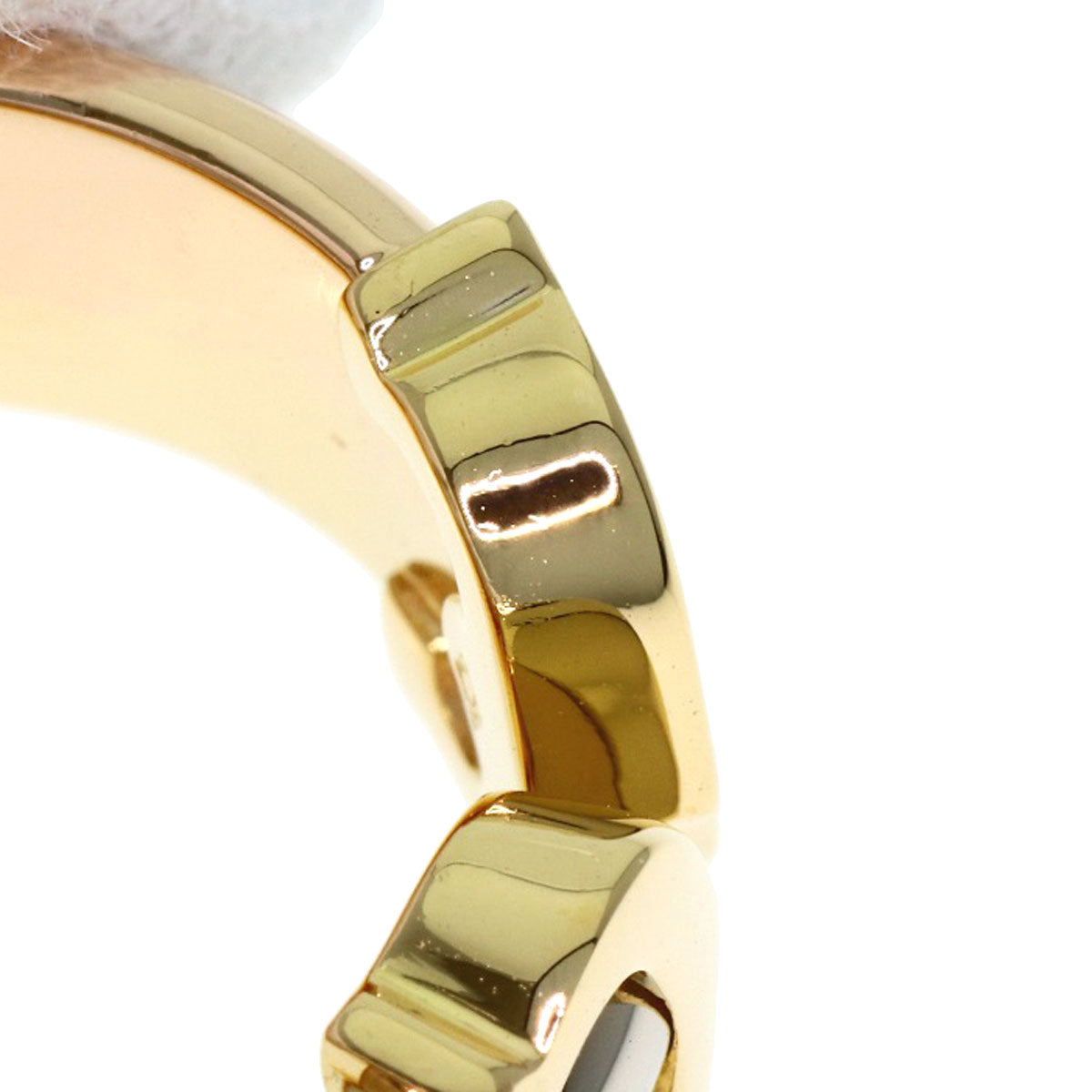 CARTIER 2C LM #50 Ring K18 Yellow Gold 18K Pink GoldLadies [Used]