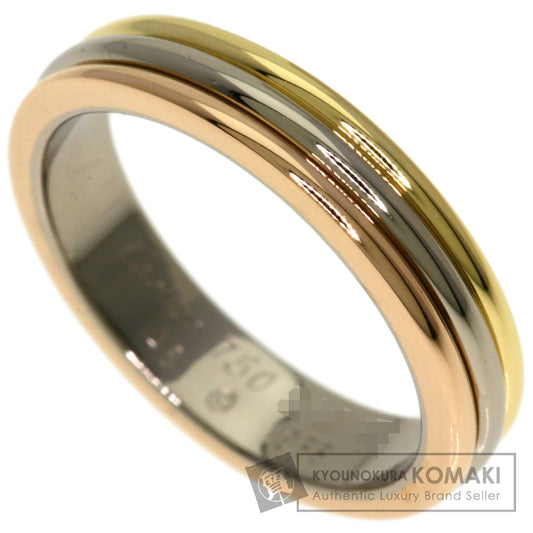 CARTIER Three colors # 48 Ring K18 Yellow Gold K18 White GoldLadies [Used]