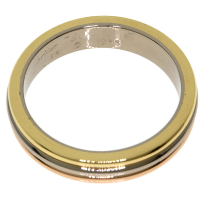CARTIER Three colors # 48 Ring K18 Yellow Gold K18 White GoldLadies [Used]