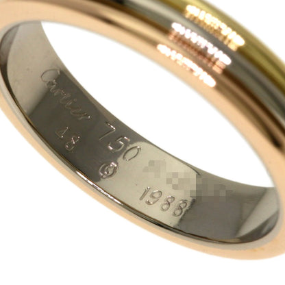 CARTIER Three colors # 48 Ring K18 Yellow Gold K18 White GoldLadies [Used]