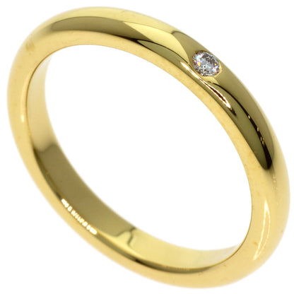 TIFFANY&Co. Wedding 1P Diamond Ring K18 Yellow Gold Ladies [Used]