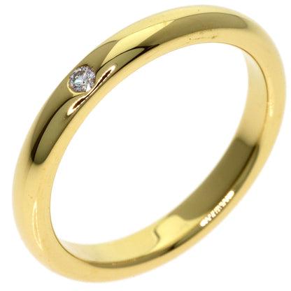 TIFFANY&Co. Wedding 1P Diamond Ring K18 Yellow Gold Ladies [Used]
