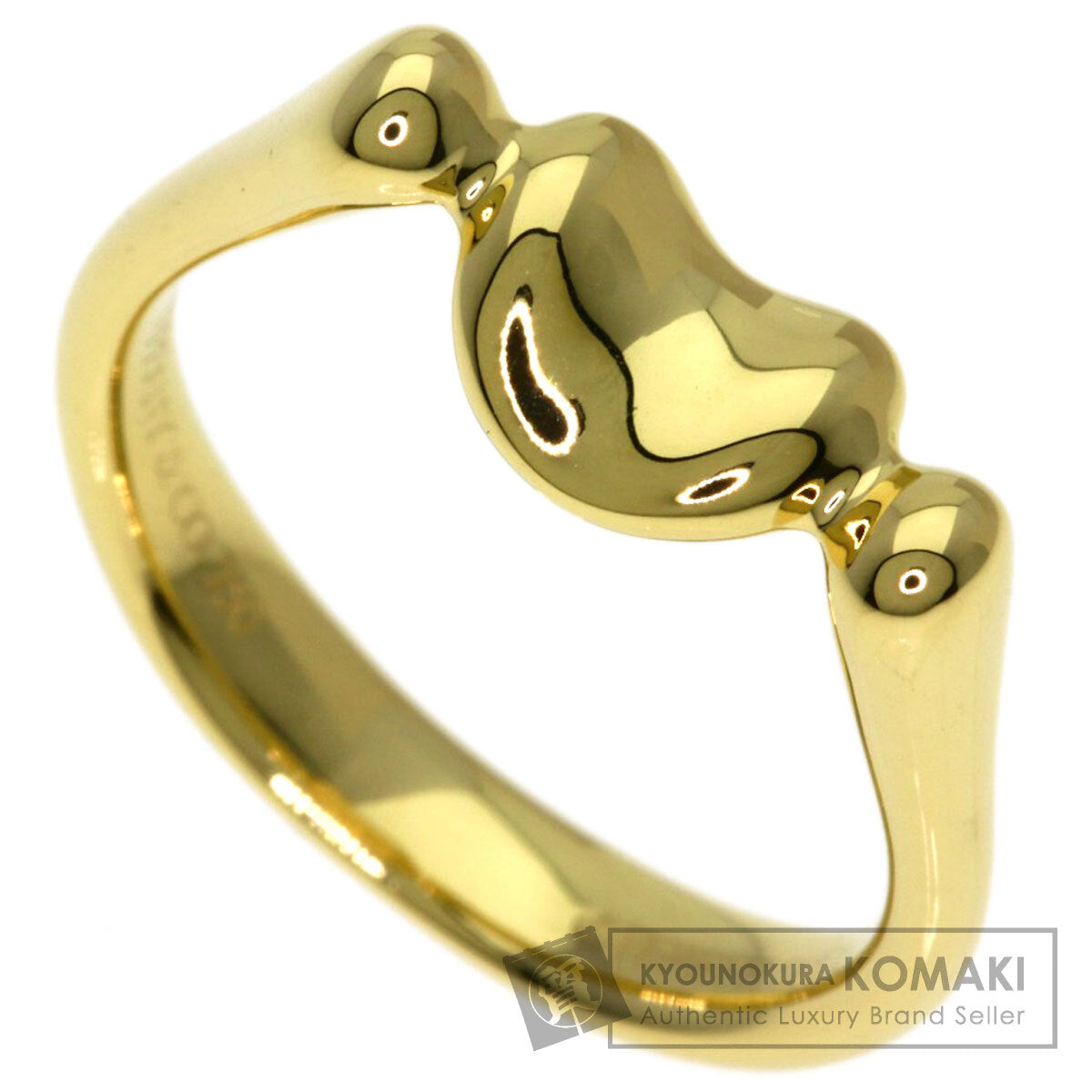 TIFFANY&Co. Bean Ring K18 Yellow Gold Ladies [Used]