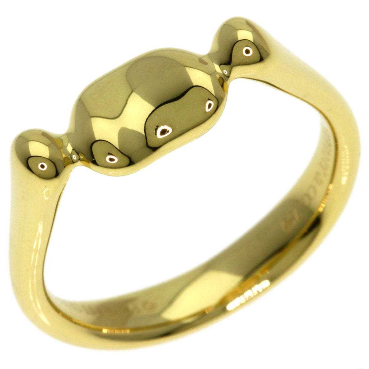 TIFFANY&Co. Bean Ring K18 Yellow Gold Ladies [Used]