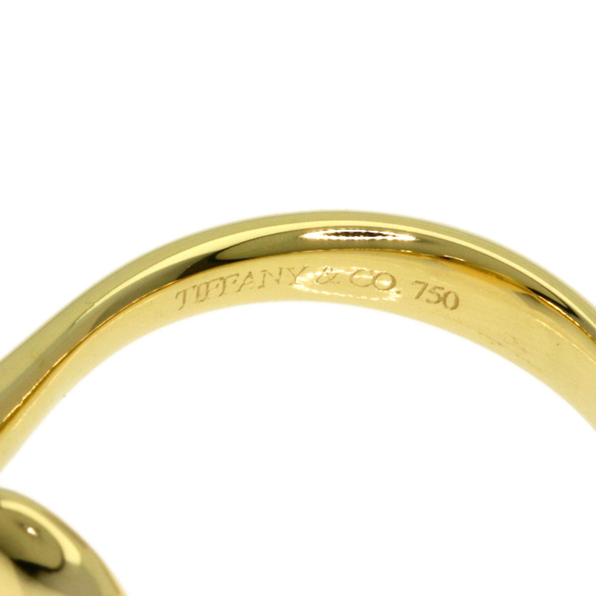 TIFFANY&Co. Bean Ring K18 Yellow Gold Ladies [Used]