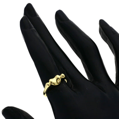 TIFFANY&Co. Bean Ring K18 Yellow Gold Ladies [Used]