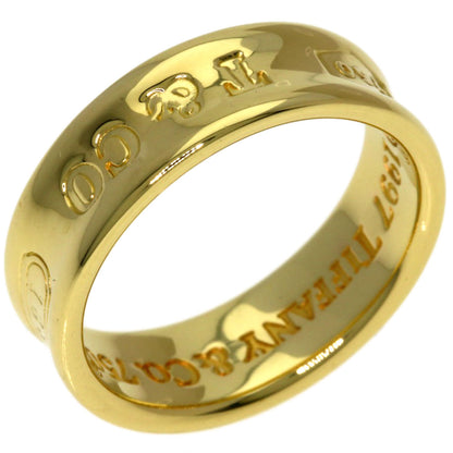 TIFFANY&Co. 1837 Ring K18 Yellow Gold Ladies [Used]