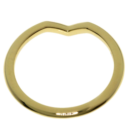 TIFFANY&Co. V band Ring K18 Yellow Gold Ladies [Used]