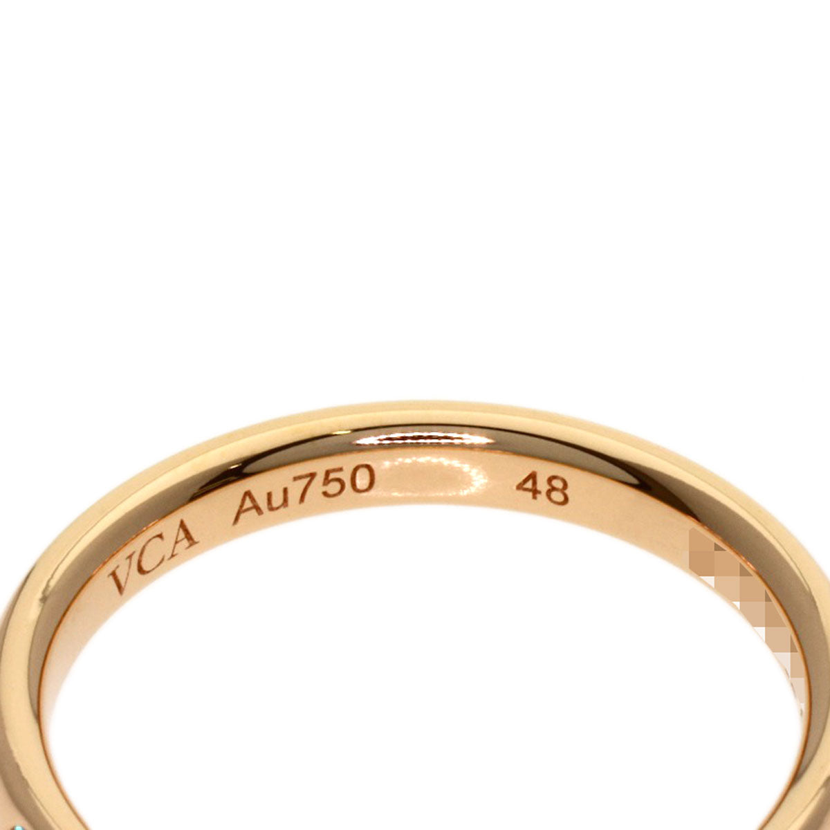 Van Cleef & Arpels Tandlemont 3P Diamond #48 Ring K18 Pink Gold Ladies [Used]