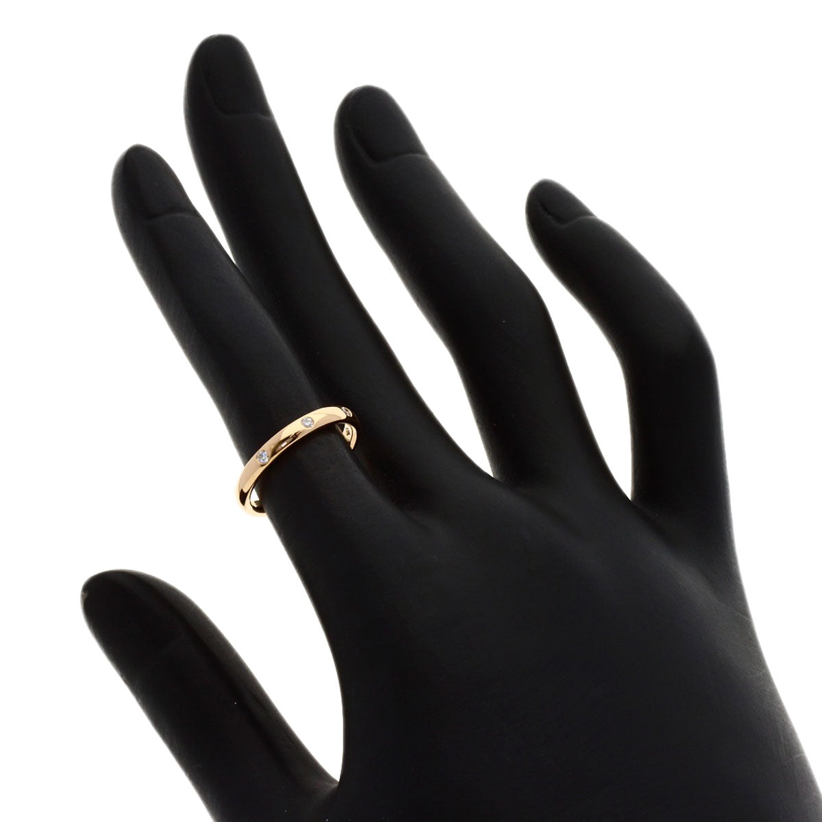 Van Cleef & Arpels Tandlemont 3P Diamond #48 Ring K18 Pink Gold Ladies [Used]