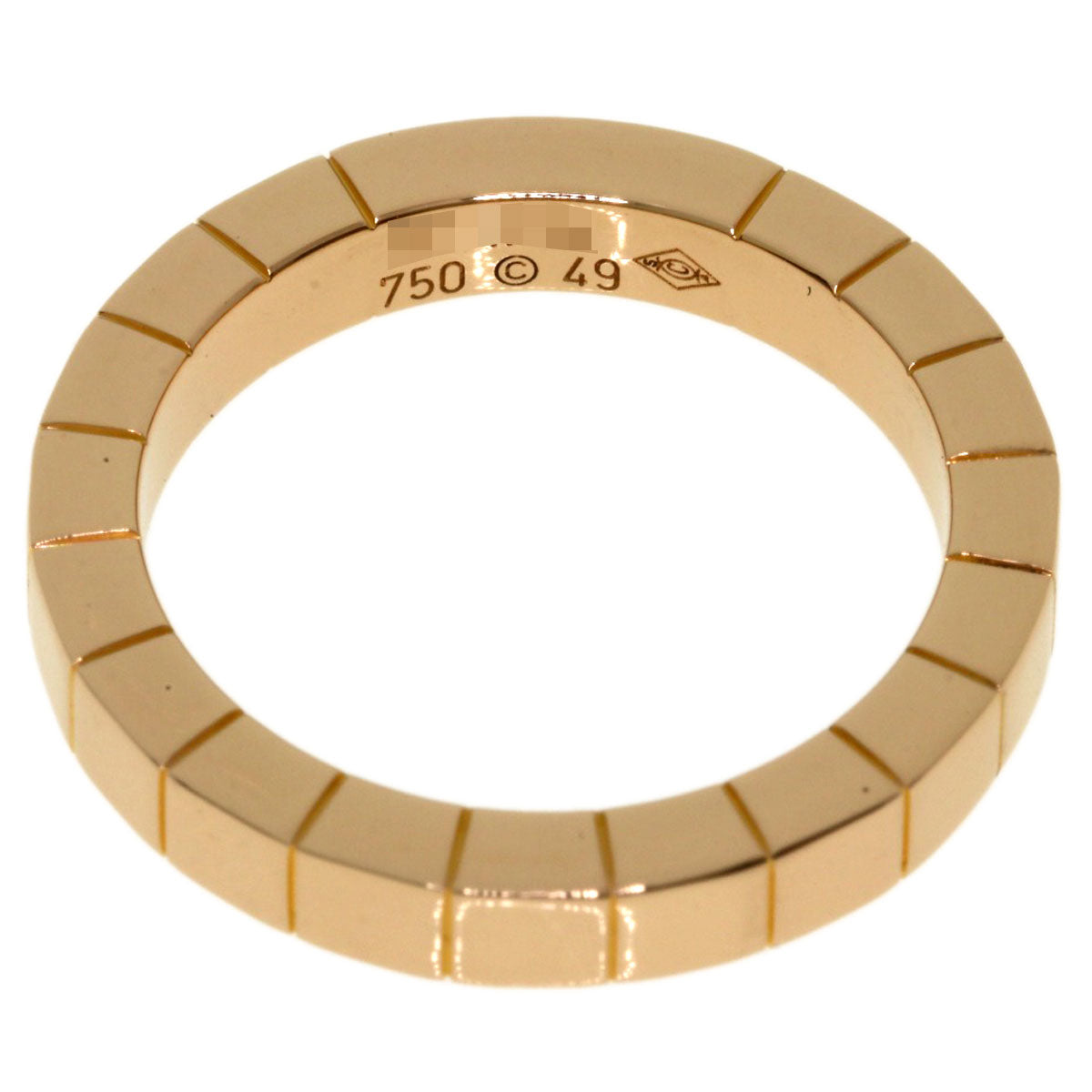 CARTIER Laniere # 49 Ring K18 Pink Gold Ladies [Used]